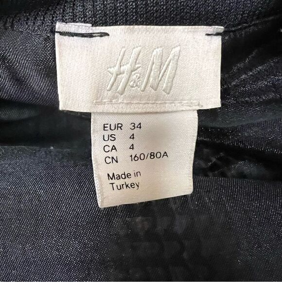 H & M mesh bomber jacket. Size 4 - Picture 5 of 7